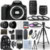 Canon EOS 250D / Rebel SL3 DSLR Camera + 18-55mm + 70-300mm + 30 Piece Bundle