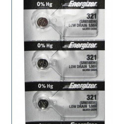 ENERGIZER 321 SR616SW SR616 Silver Oxide 5 Pack