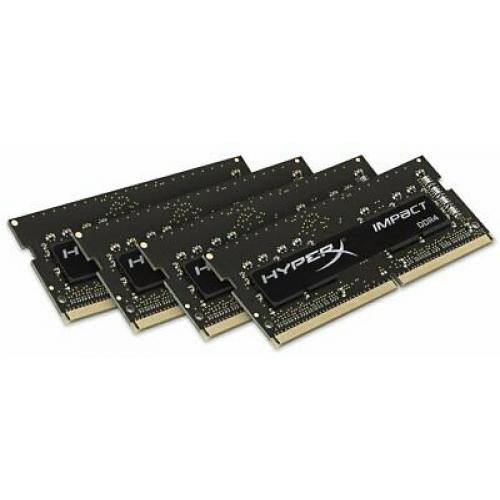 Kingston Technology HyperX Impact 16GB Kit (4x4GB) 2400MHz DDR4 CL15 260-pin