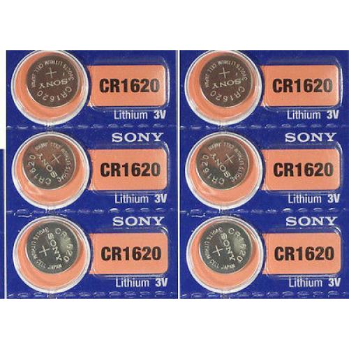 12 SONY CR1620 CR 1620 3V Coin Lithium Batteries