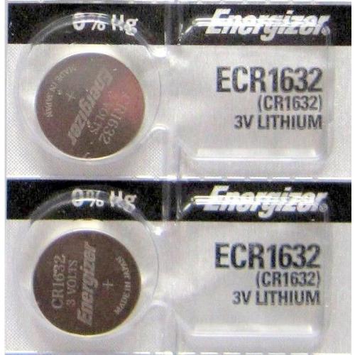 2 Piece FRESH ENERGIZER CR1632 ECR1632 1632 3V Lithium Coin Battery Expire 2025