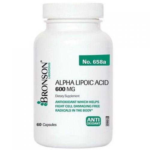 Bronson Alpha Lipoic Acid 600 mg, 60 Capsules