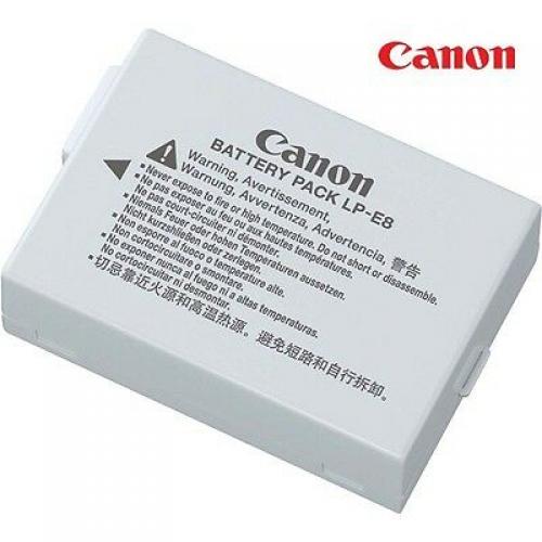 Genuine Canon LP-E8 Li-ion Battery Pack for EOS 550D 600D Kiss X4, Rebel T4i T5i