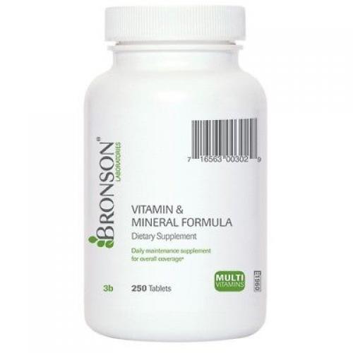 Bronson Vitamin and Mineral Formula (250)