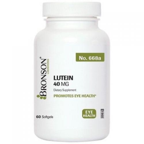 Bronson Lutein Softgels Eye Vision Support 40 mg, 60 Softgels