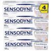 SENSODYNE Extra Whitening Toothpaste for Sensitive Teeth 6.5oz (184g), 4-pack