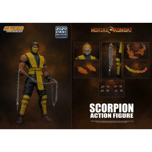 STORM COLLECTIBLES MORTAL KOMBAT SCORPION SDCC 2020 EVENT EXCLUSIVE