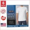 Kirkland Crew Neck T Mens Tee Undershirts Shirts Cotton Tagless White M Medium