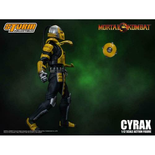 SHIPPING NOW Storm Collectible Toys 1/12 Scale MORTAL KOMBAT CYRAX Action Figure