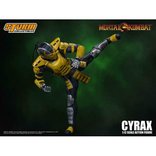 SHIPPING NOW Storm Collectible Toys 1/12 Scale MORTAL KOMBAT CYRAX Action Figure