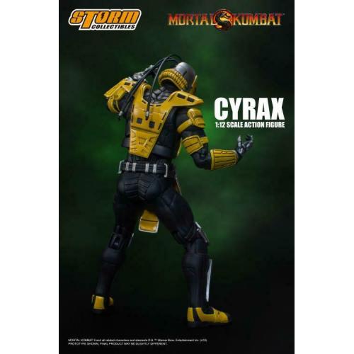 SHIPPING NOW Storm Collectible Toys 1/12 Scale MORTAL KOMBAT CYRAX Action Figure