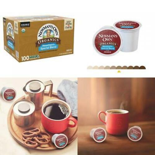 Newmans Own Organics Coffee Special Blend K-Cup Pod 100 Count Medium Roast