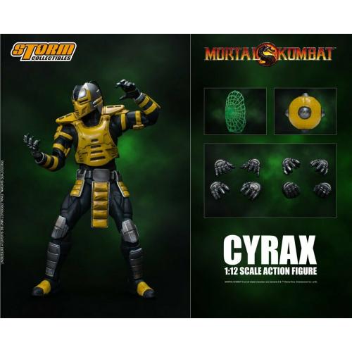 SHIPPING NOW Storm Collectible Toys 1/12 Scale MORTAL KOMBAT CYRAX Action Figure