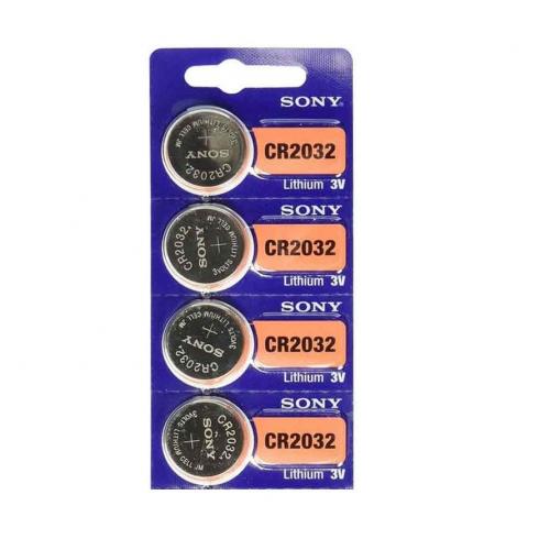 4 NEW SONY CR2032 3V Lithium Coin Battery Expire 2025 FRESHLY NEW - USA Seller