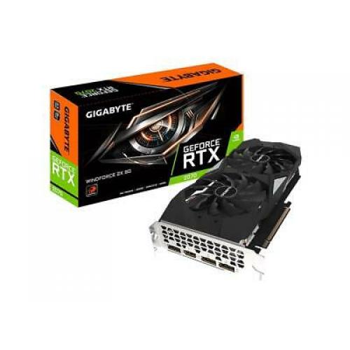 GIGABYTE GeForce RTX 2070 DirectX 12 GV-N2070WF2-8GD 8GB 256-Bit GDDR6 PCI