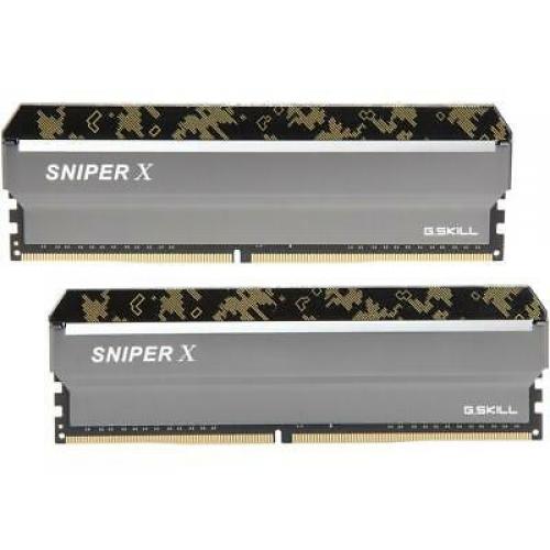 G.SKILL Sniper X Series 16GB (2x8GB) DDR4 2400MHz CAS 17 DIMM F4-2400C17D-16GSXK