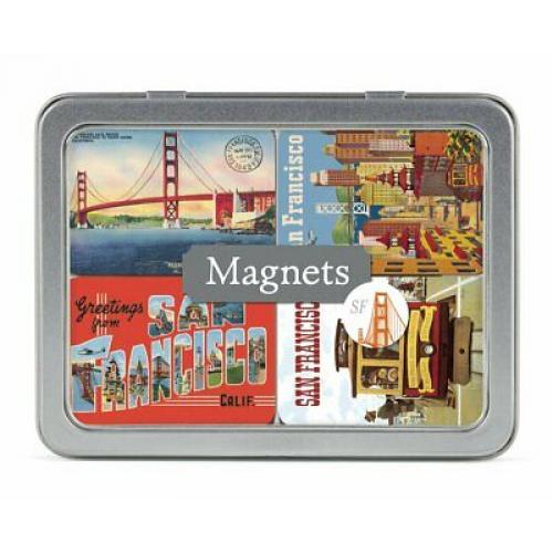 Cavallini San Francisco 24 Assorted Magnets