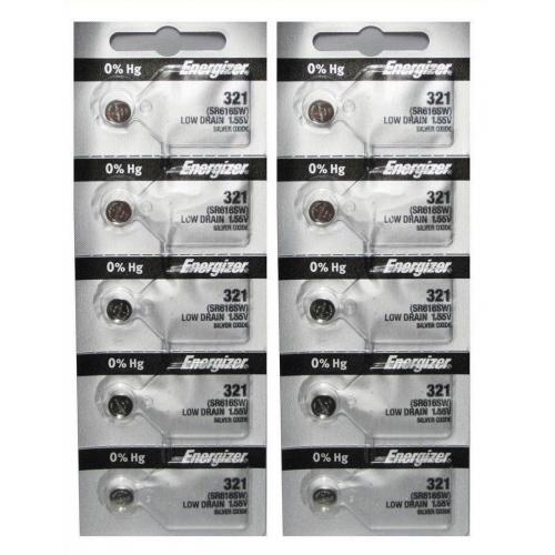 20 pcs 321 Energizer Watch Batteries SR616SW SR616 0% HG