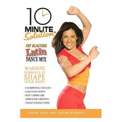 10 Minute Solution: Fat Blasting Latin Dance Mix (DVD) New, Free Ship