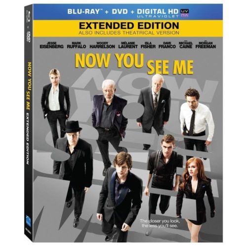 Now You See Me (Blu-ray + DVD) 2-Disc Set, New, Free shipping