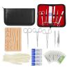 25 In 1 Medical Skin Suture Surgical Training Kit Silicone Pad Needle Scissors