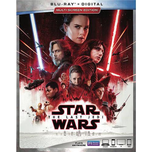 Star Wars: The Last Jedi (Blu-ray, No Digital) Free shipping