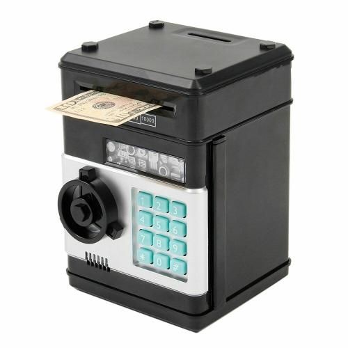 Electronic Piggy Bank ATM Password Money Box Cash Coins Saving Box ATM Bank Safe