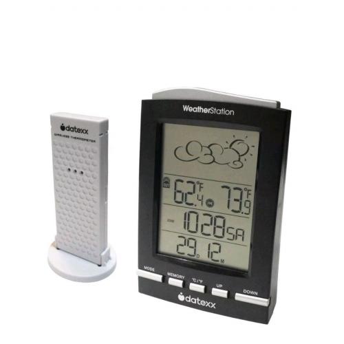 Datexx 5 Step Weather Forecast Station Thermometer Clock