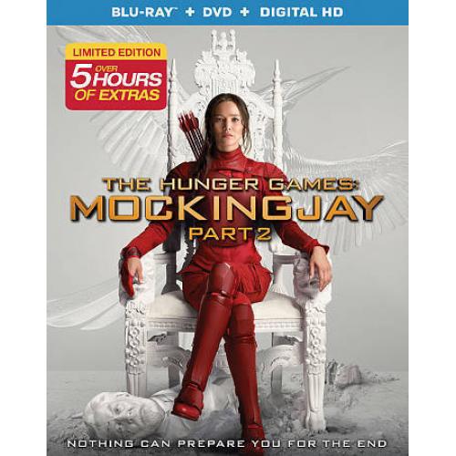 The Hunger Games: Mockingjay Part 2 [Blu-ray + DVD + Digital HD] New, Free Shipping