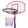 Adjustable Basketball Hoop System Stand Kid Indoor Outdoor Net Goal w/ Wheels