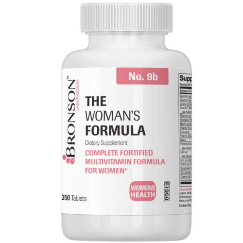 Bronson The Woman's Formula, Complete Multivitamin for Women, 250 Tablets