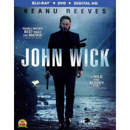 John Wick [Bluray + DVD + Digital HD], New, Free Shipping