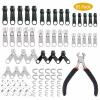 Zipper Repair Kit Zip Slider Rescue Universal Zippers Replacement Jacket Clothes