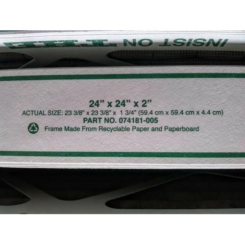 (CASE of 12) Camfil Farr 30/30 24x24x2 HVAC Air Filters (Merv 8)