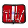 25 In 1 Medical Skin Suture Surgical Training Kit Silicone Pad Needle Scissors