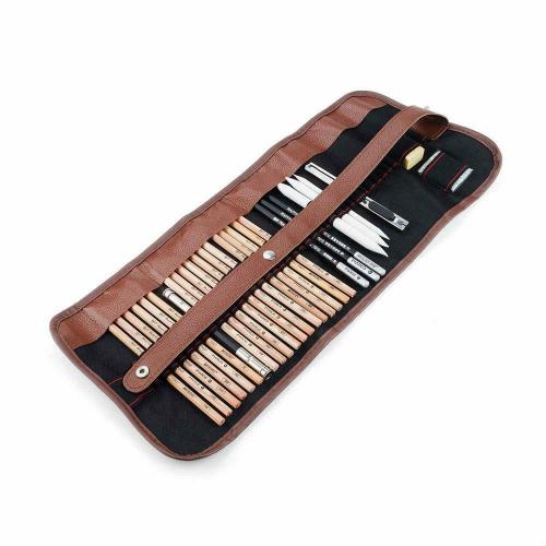 Marco 29 PCS Professional Sketch & Drawing Art Tool Kit With Graphite Pencils