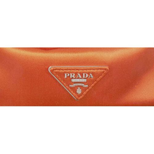 PRADA Satin Jeweled Handbag 55% Off