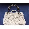 Crochet in 100% Cotton yarn, Custom Made Purse