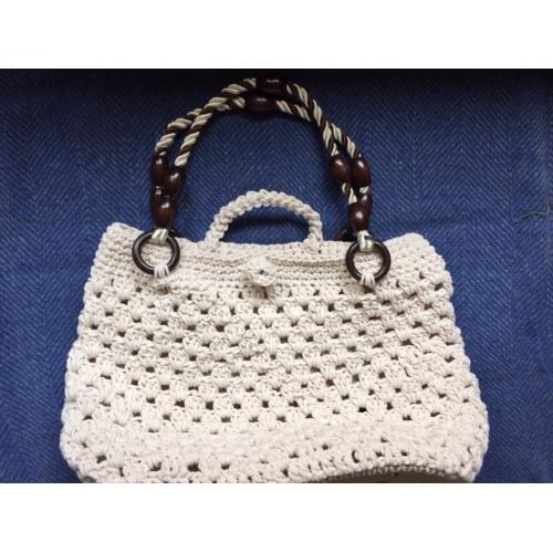 Crochet in 100% Cotton yarn, Custom Made Purse