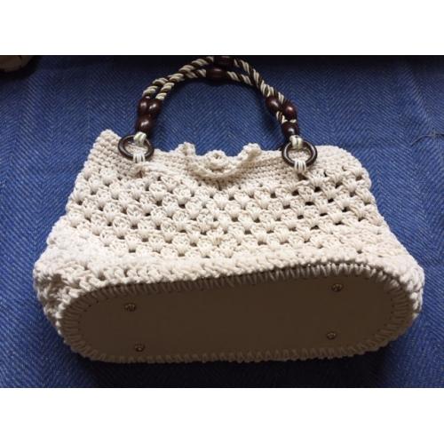 Crochet in 100% Cotton yarn, Custom Made Purse