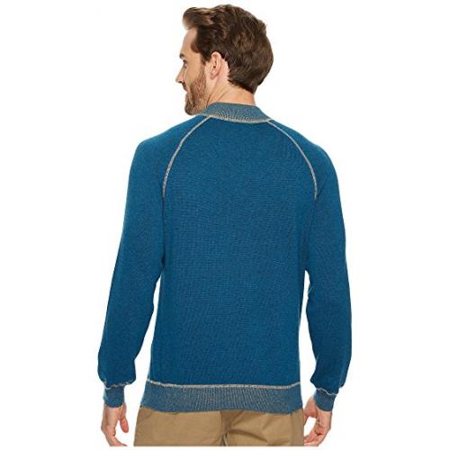 Agave Denim Victory at Sea Long Sleeve 1/4 Zip 12GG Sweater