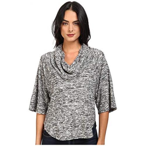 Splendid Silver Mountain Jersey Cowl Neck Pullover