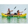 Intex Explorer K2 Yellow 2 Person Inflatable Kayak with Aluminum Oars & Air Pump