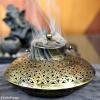 Cast Iron Degchi Style Incense Holder for Home & Pooja Room Decor