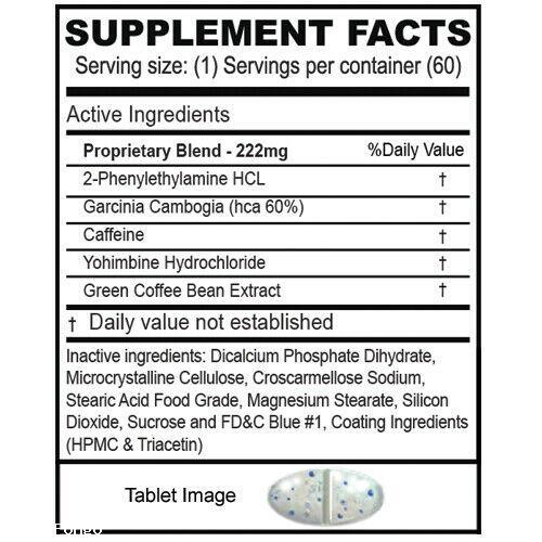 (1) Bottle Phent37 [60 Tablets] Fat Burner Appetite Suppressant